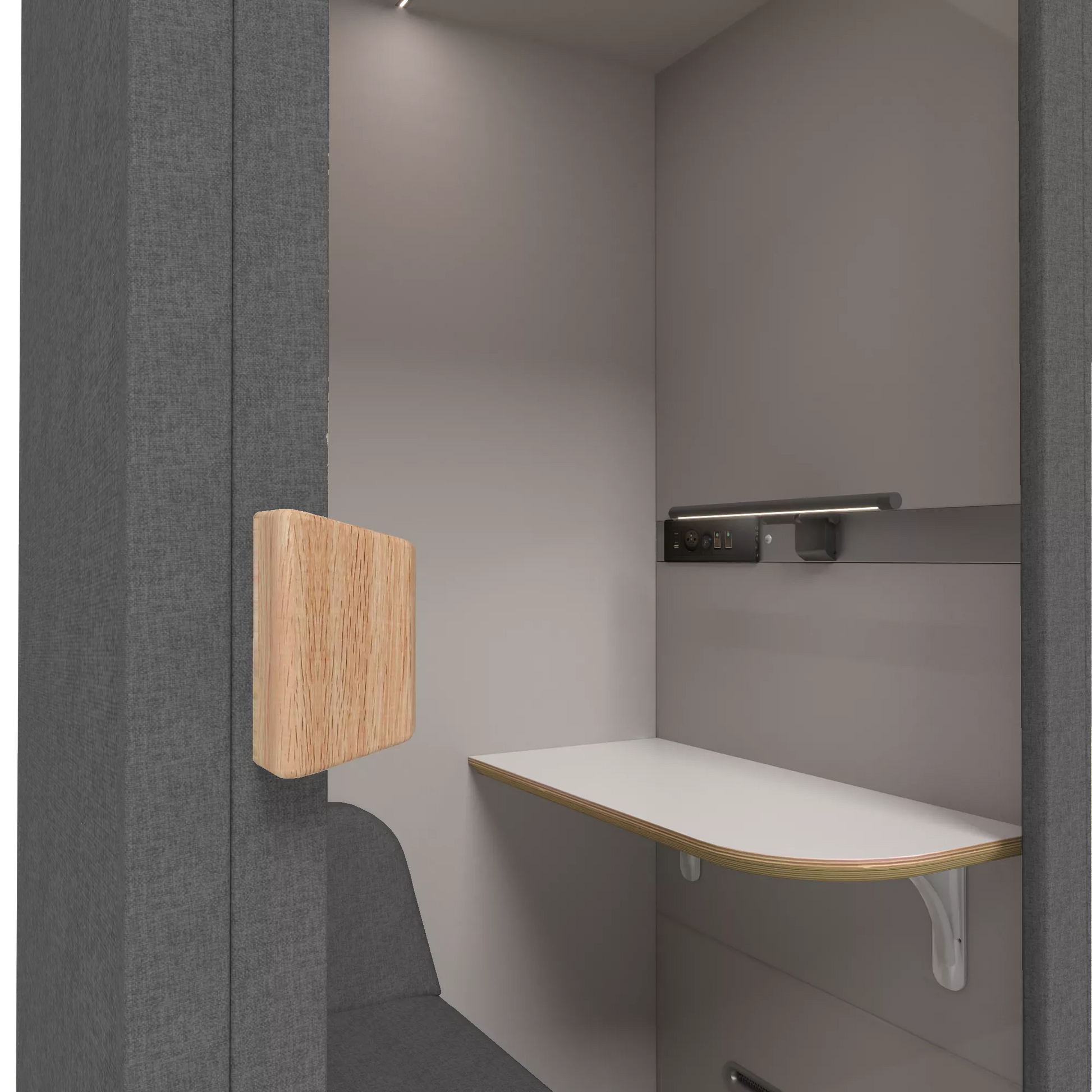 Akustika mierigs kabīne Thus 210/110/90 cm storm - N1 Home