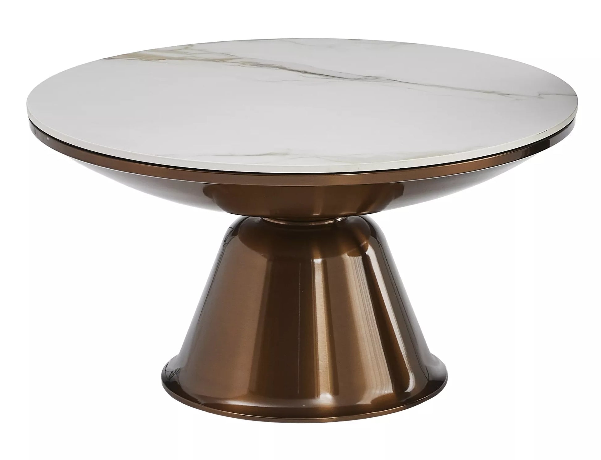 Kafijas galdiņu komplekts 41/75; 49/50 cm bronza/balts - N1 Home