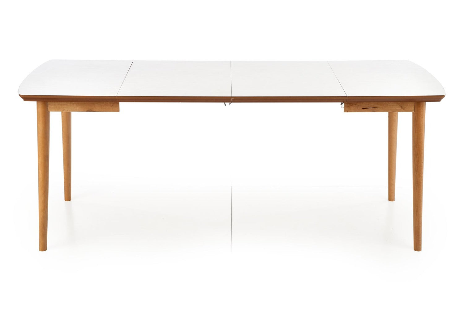 Galds Bares 90/80/75 cm balts/lefkas ozols - N1 Home