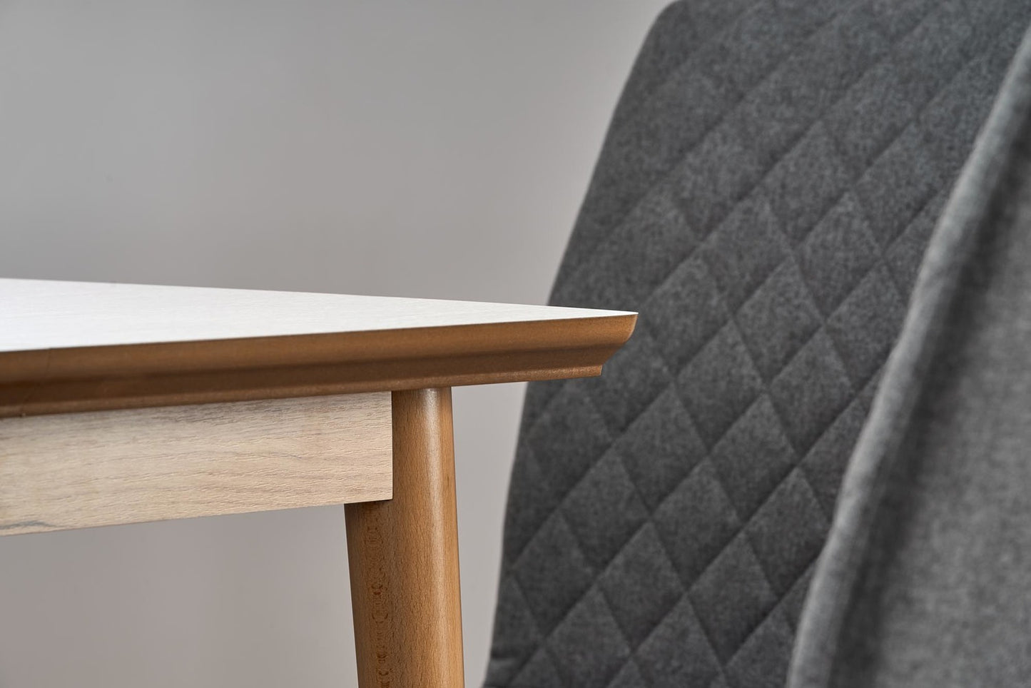 Galds Bares 90/80/75 cm balts/lefkas ozols - N1 Home