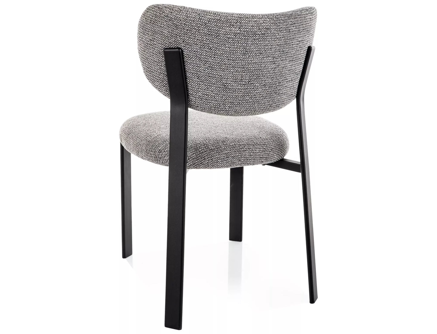 Krēsls Rino 79/51/49 cm pelēks/melns