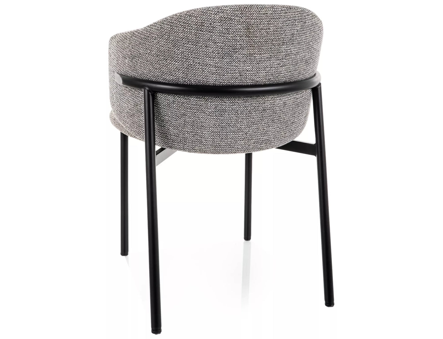 Krēsls Osara 77/54/50 cm pelēks/melns