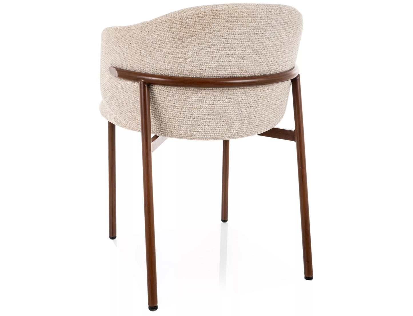 Krēsls Osara 77/54/50 cm gaiši bēšs/rieksts