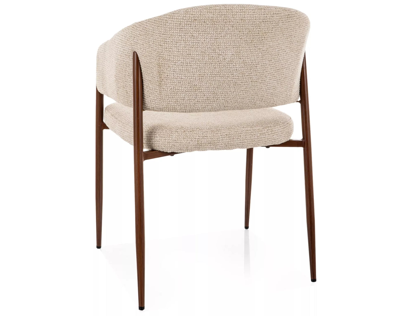 Krēsls Akita 78/56/59 cm gaši bēšs/rieksts