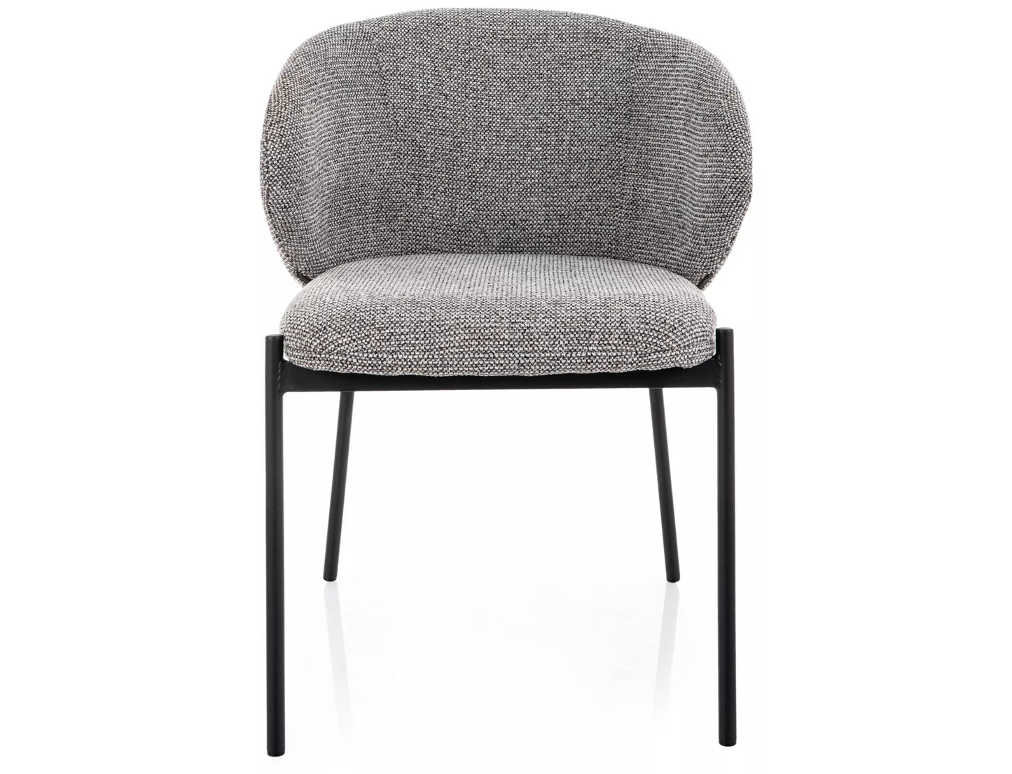 Krēsls Kiors 75/54/49 cm pelēks/melns