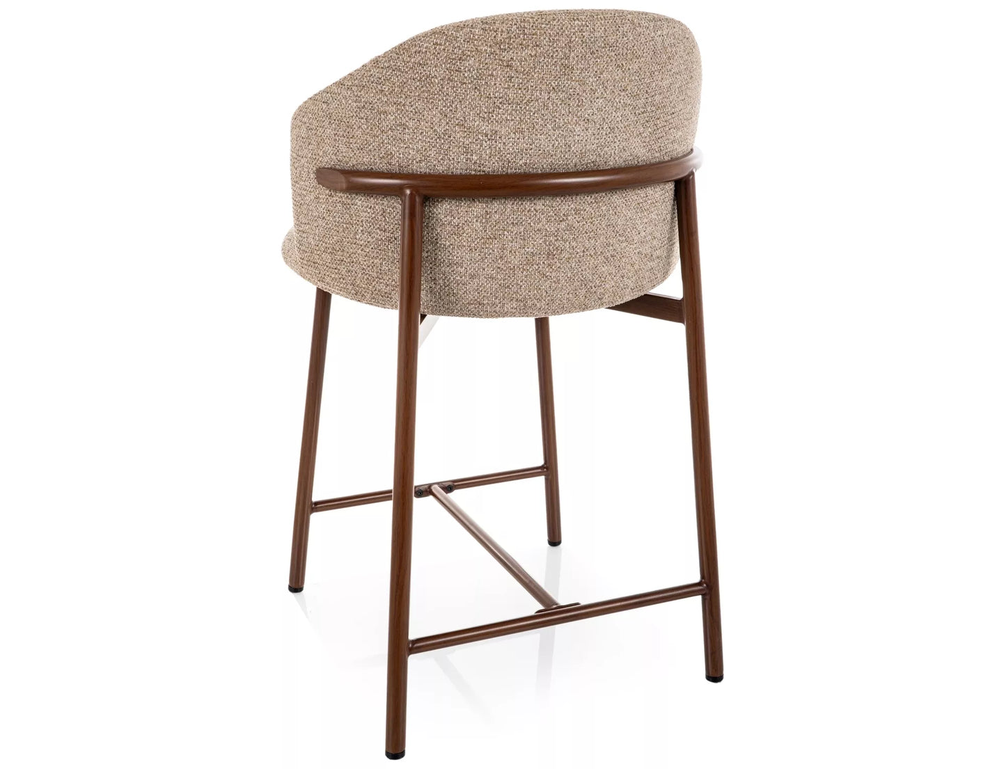 Bāra krēsls Osara 88/54/60 cm bēšs/rieksts