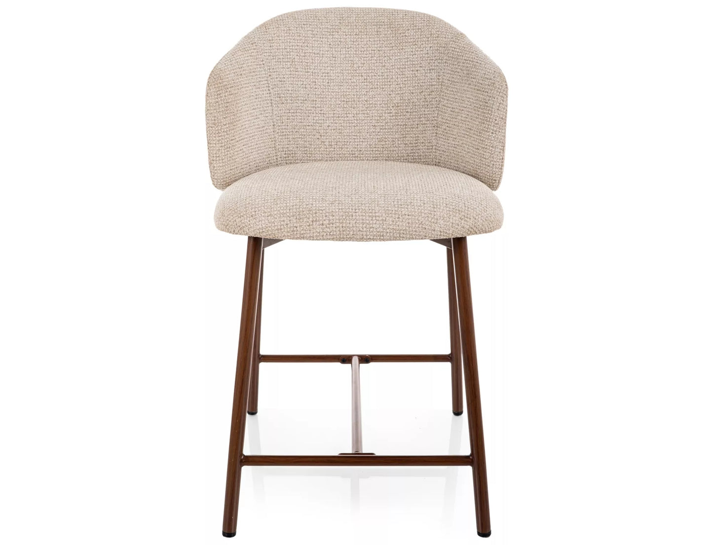 Bāra krēsls Osara 88/54/60 cm gaiši bēšs/rieksts