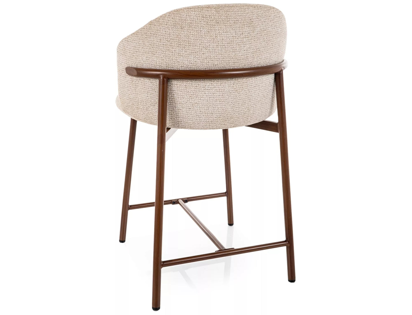 Bāra krēsls Osara 88/54/60 cm gaiši bēšs/rieksts