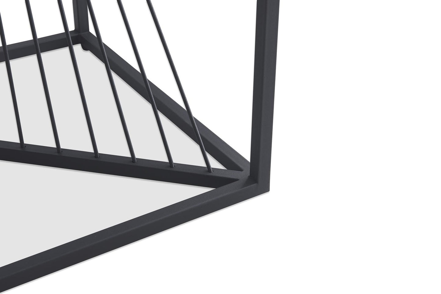 Kafijas galds Infy 55/55/55 cm melns - N1 Home