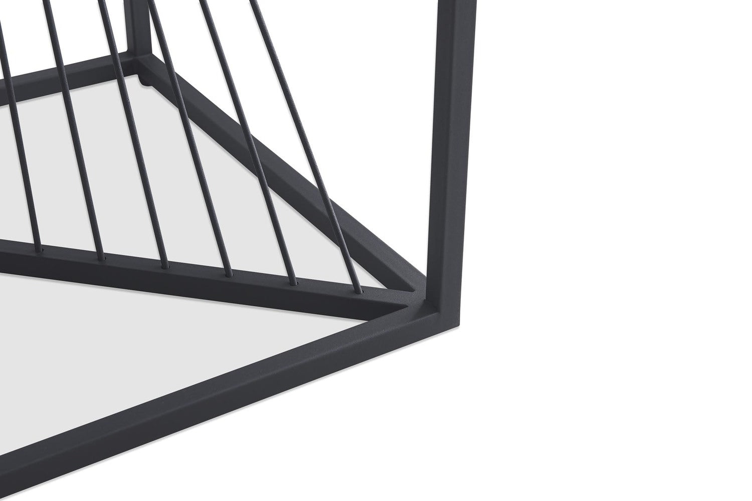 Kafijas galds Infy 55/55/55 cm melns - N1 Home