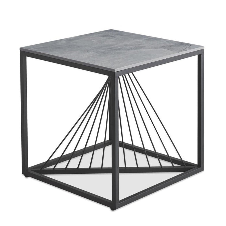 Kafijas galds Infy 55/55/55 cm melns - N1 Home