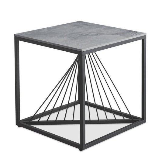 Kafijas galds Infy 55/55/55 cm melns - N1 Home