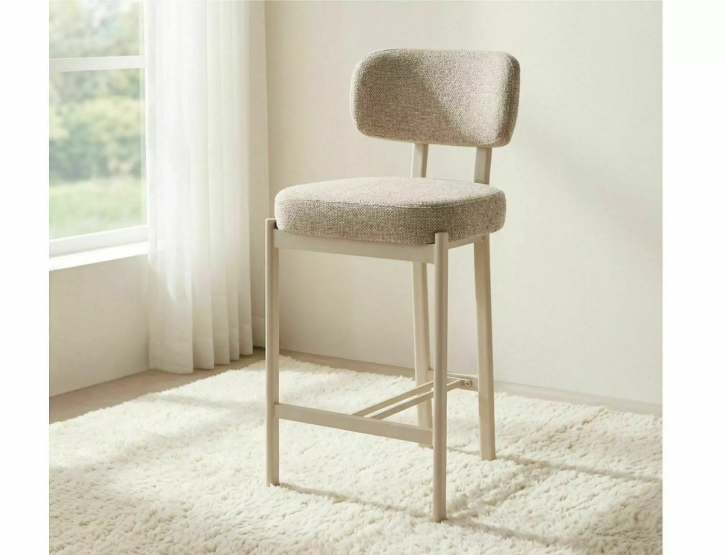 Bāra krēsls Misori 92/45/62 cm pelēks/kašmirs