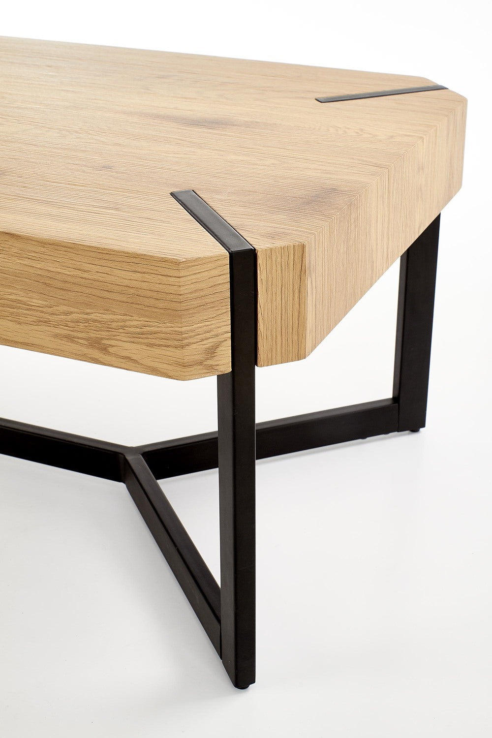 Kafijas galdiņš Polk 110/60/43 cm zeltains ozols - N1 Home