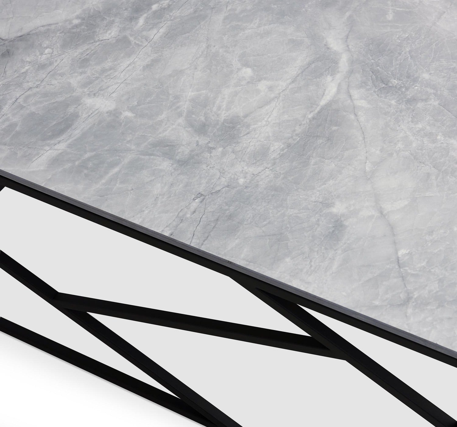 Kafijas galdiņš UR 120/60/45 cm pelēks marmors - N1 Home