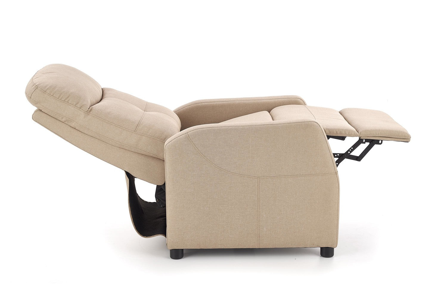Krēsls Filippo 64/84-135/103-76/48 cm bēšs - N1 Home
