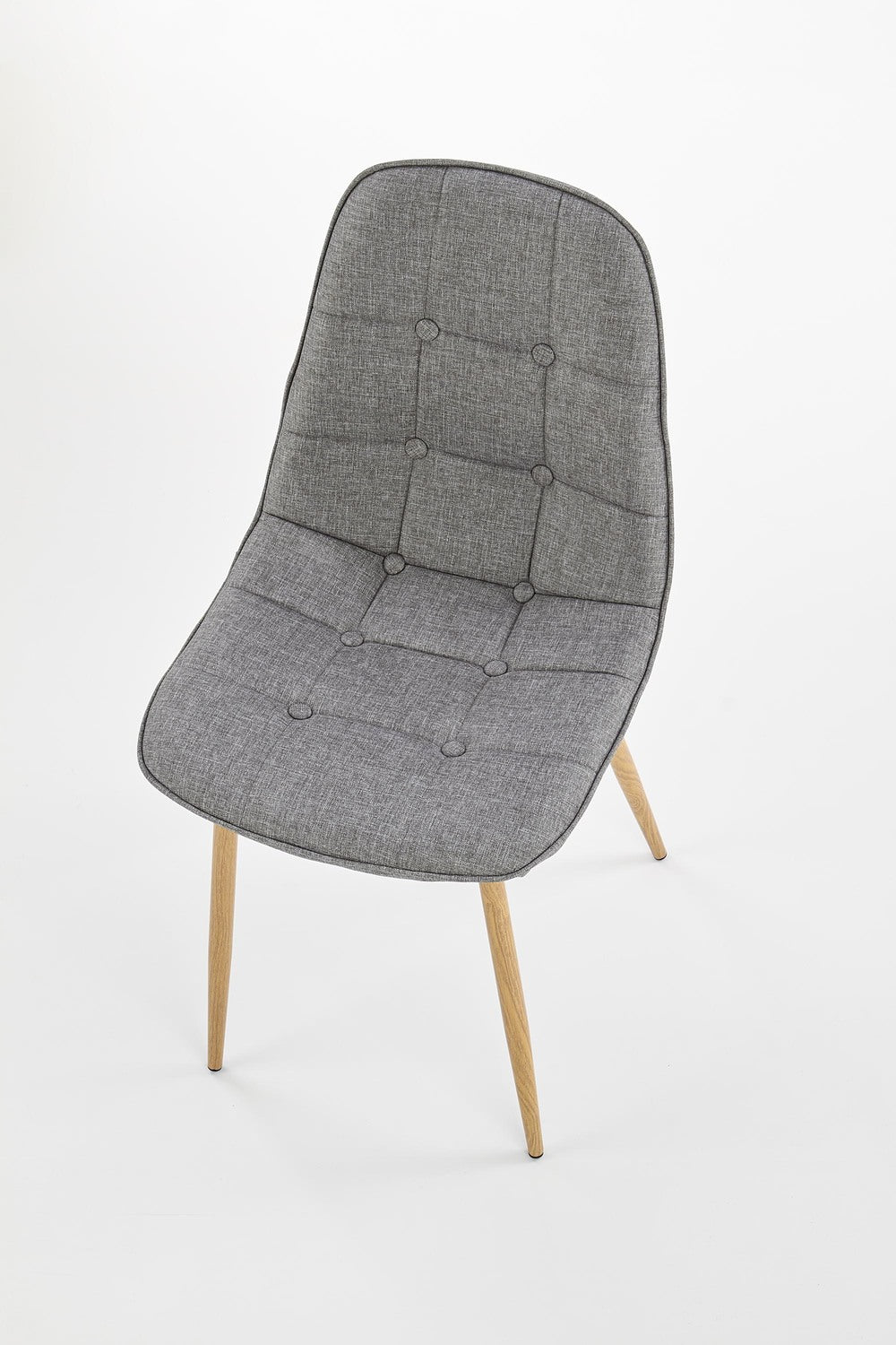 Krēsls Pruda 44/56/87/48 cm pelēks/medus ozols - N1 Home