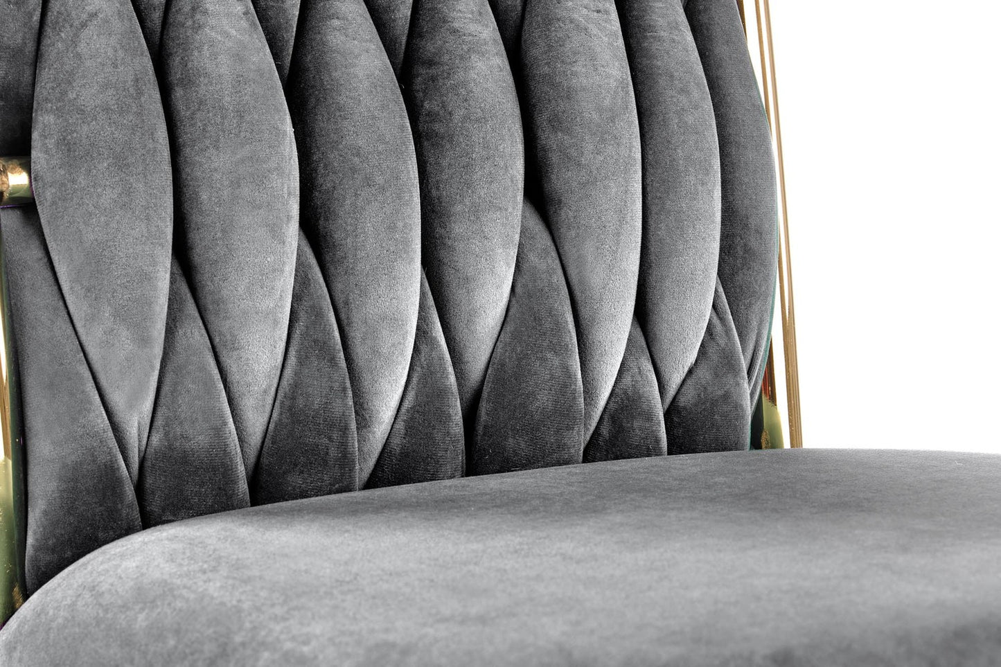 Krēsls Rijas 48/55/94/48 cm pelēks - N1 Home