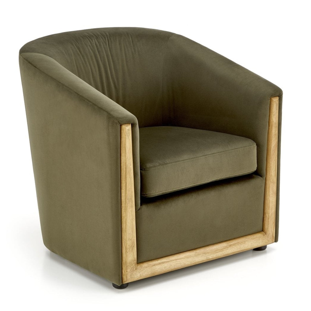 Krēsls Enri 71/72/71/40 cm zaļš - N1 Home