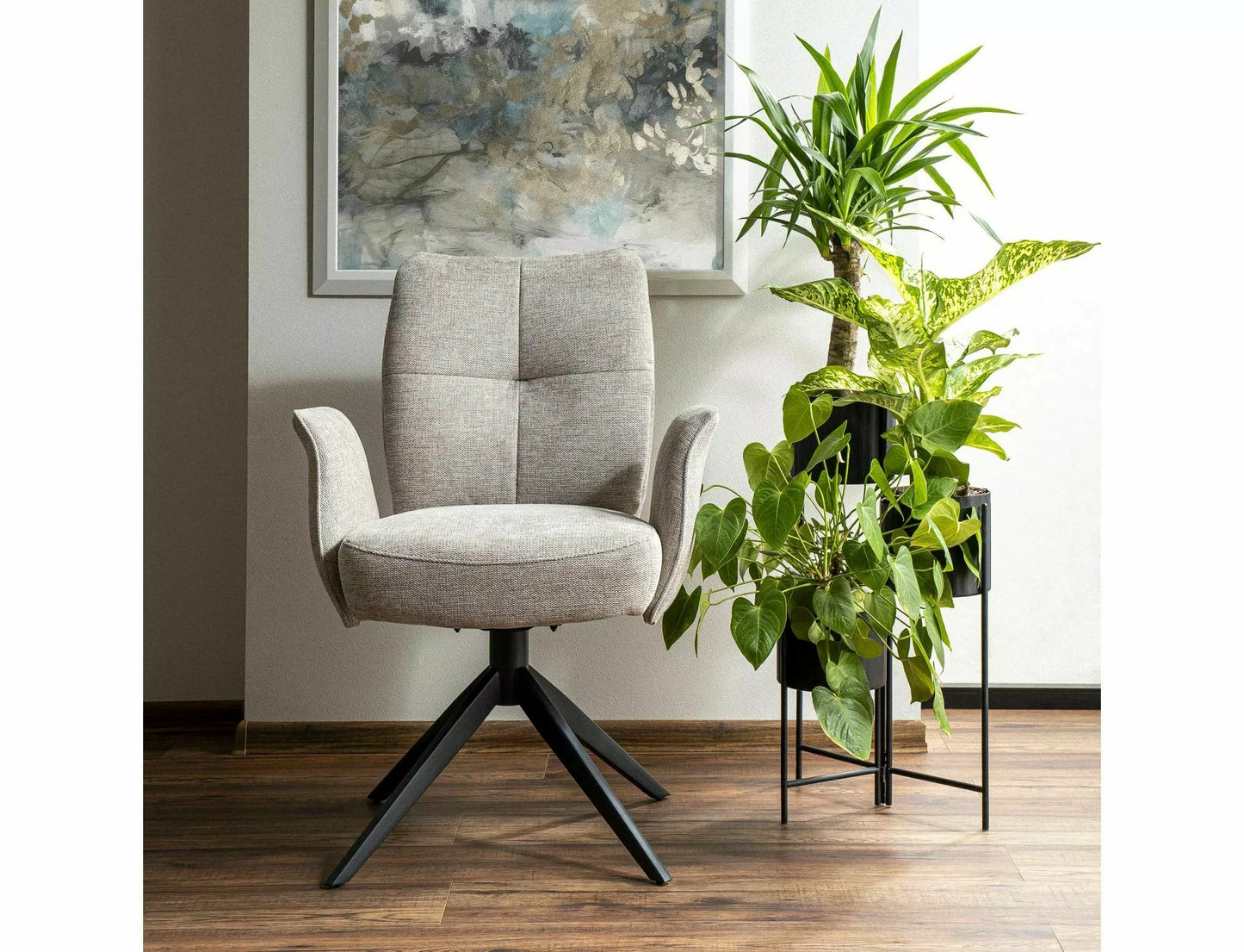 Krēsls Winor 90/66/45 cm gaiši pelēks - N1 Home