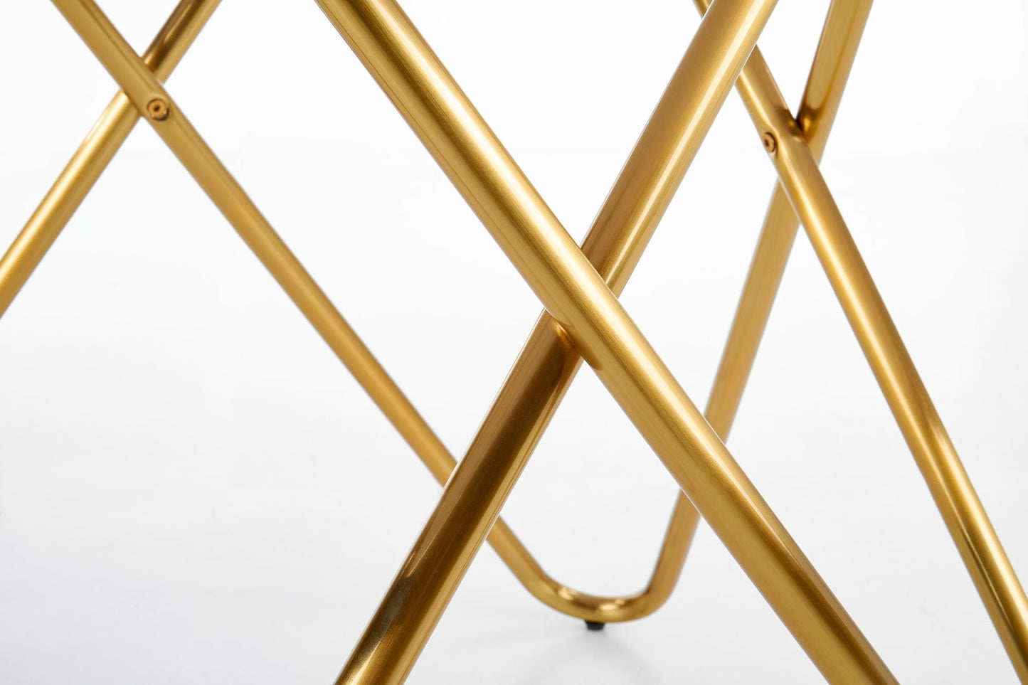 Galds Bonel 120/76 cm pelēks marmors/zelts - N1 Home