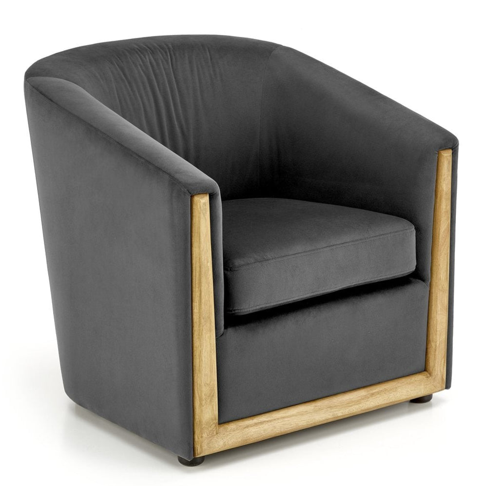 Krēsls Enri 71/72/71/40 cm pelēks - N1 Home