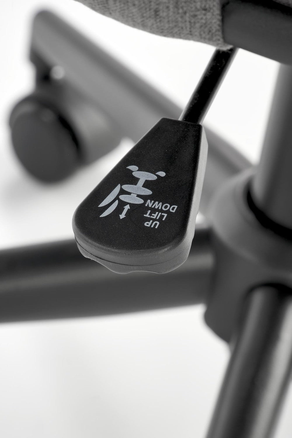 LN grozāmais krēsls 55/60/75-85/43-53 cm pelēks - N1 Home