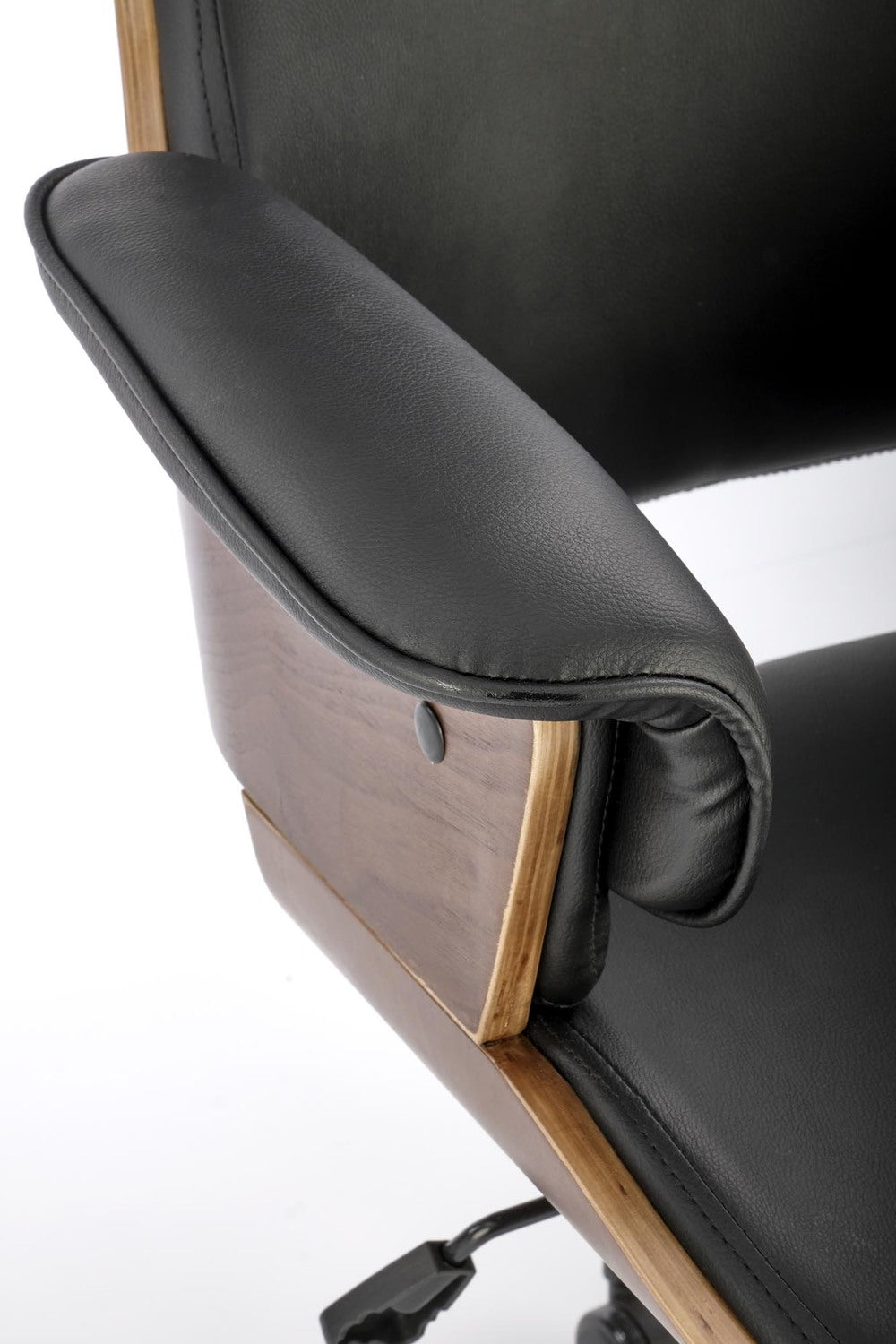 Krēsls Veb 65/65/112-122/45-55 cm dzintars/melns - N1 Home