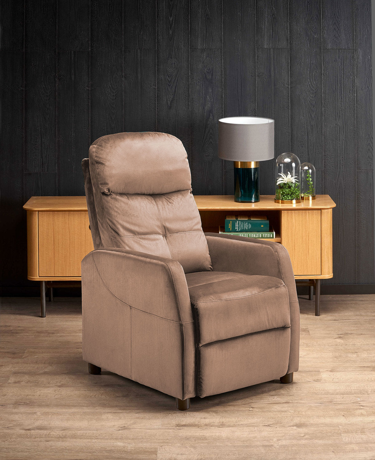 Krēsls Filippo 64/84-135/103-76/48 cm Bluvel 28 - N1 Home