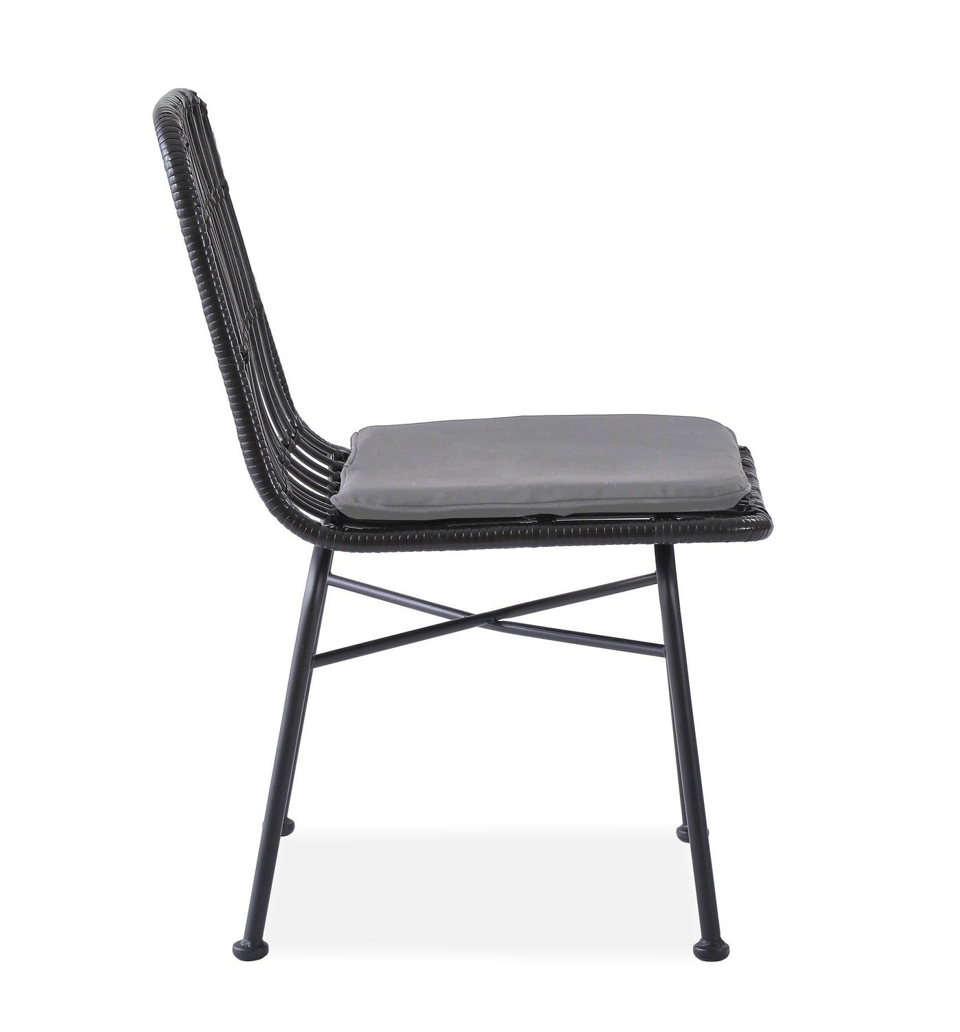 Dārza krēsls RIO 47/45/85/43 cm melns - N1 Home