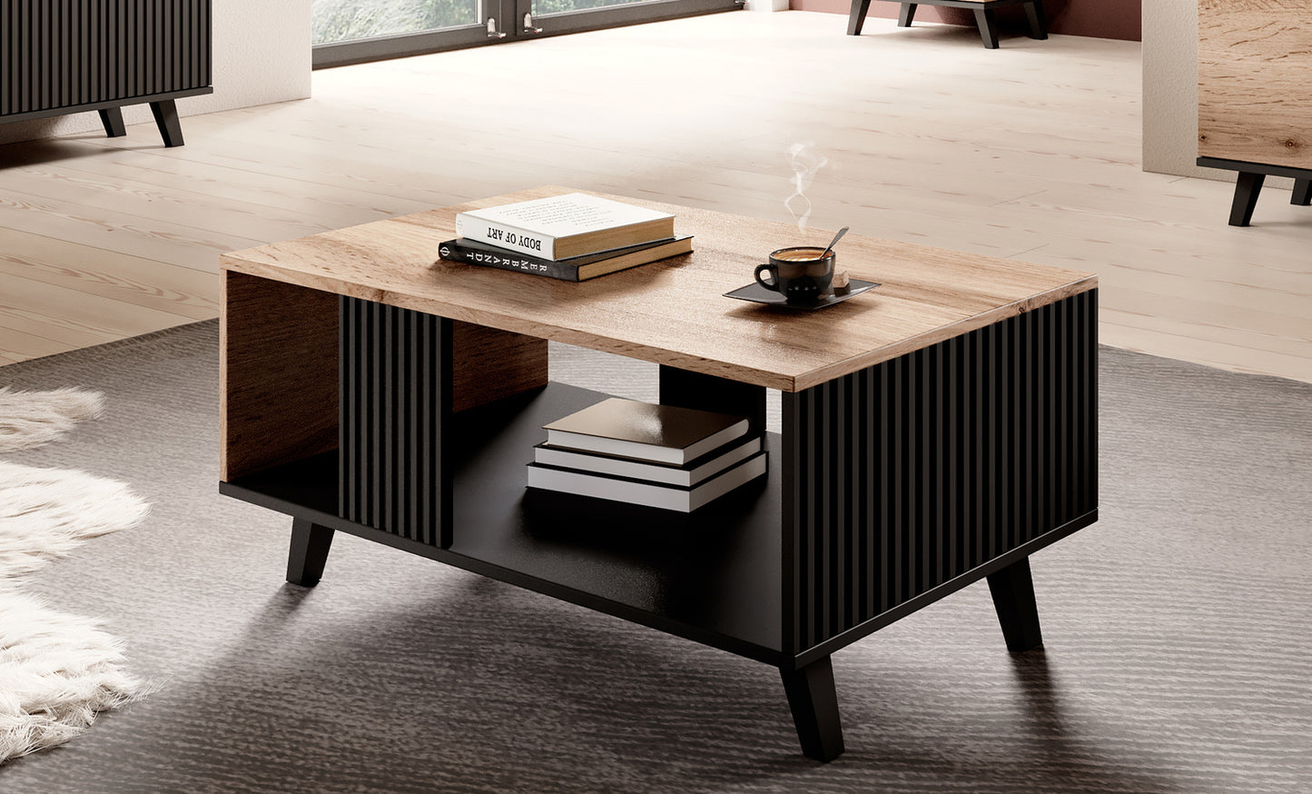 Kafijas galdiņš BERLIN 92/50/40 cm - N1 Home