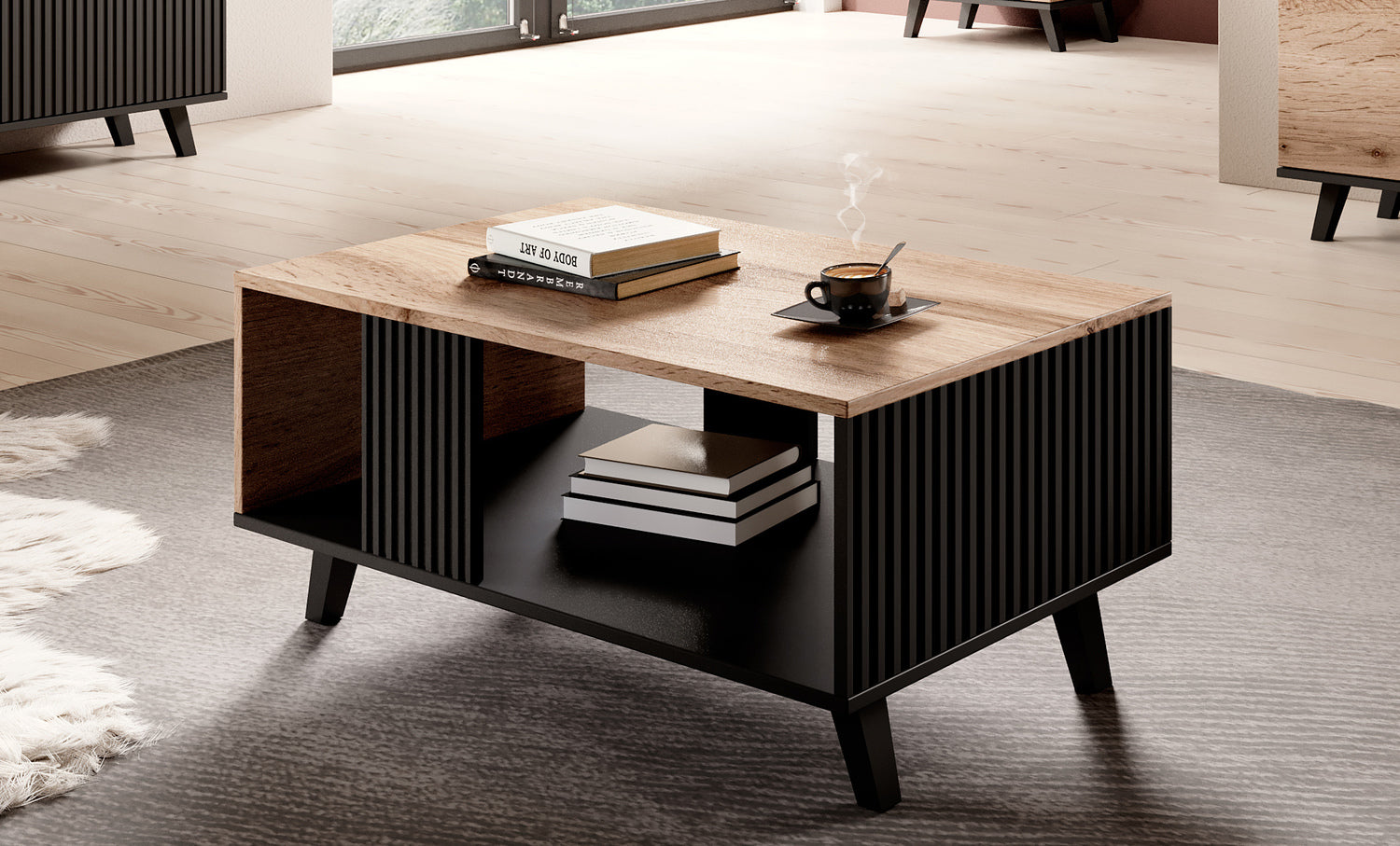 Kafijas galdiņš BERLIN 92/50/40 cm - N1 Home