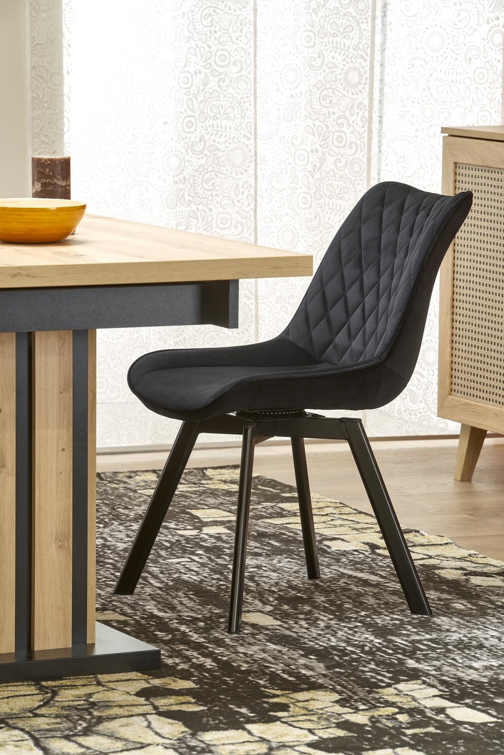 Galds Lame 160-210/90/76 cm  amatnieks ozols - N1 Home