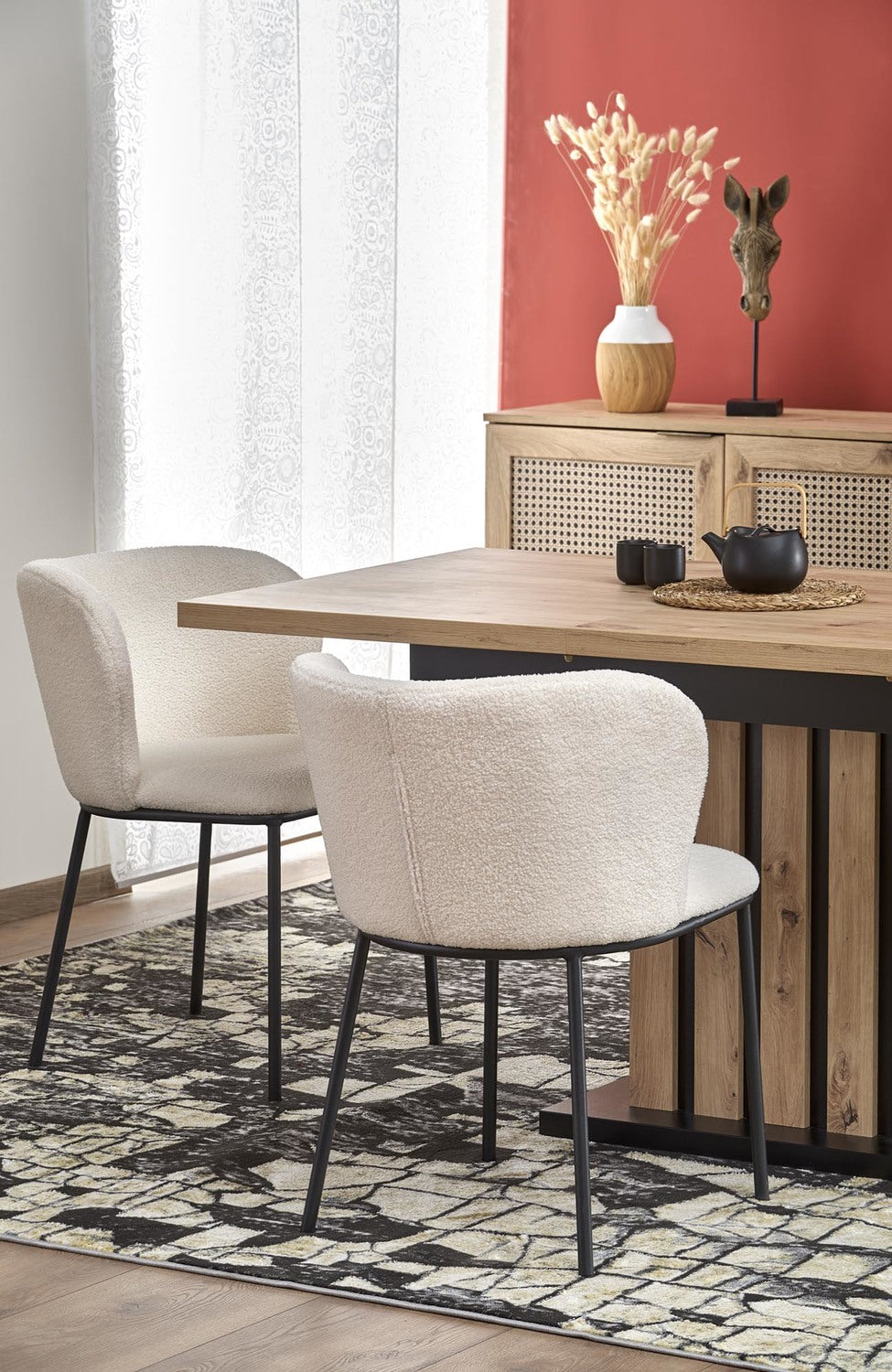 Galds Lame 160-210/90/76 cm  amatnieks ozols - N1 Home