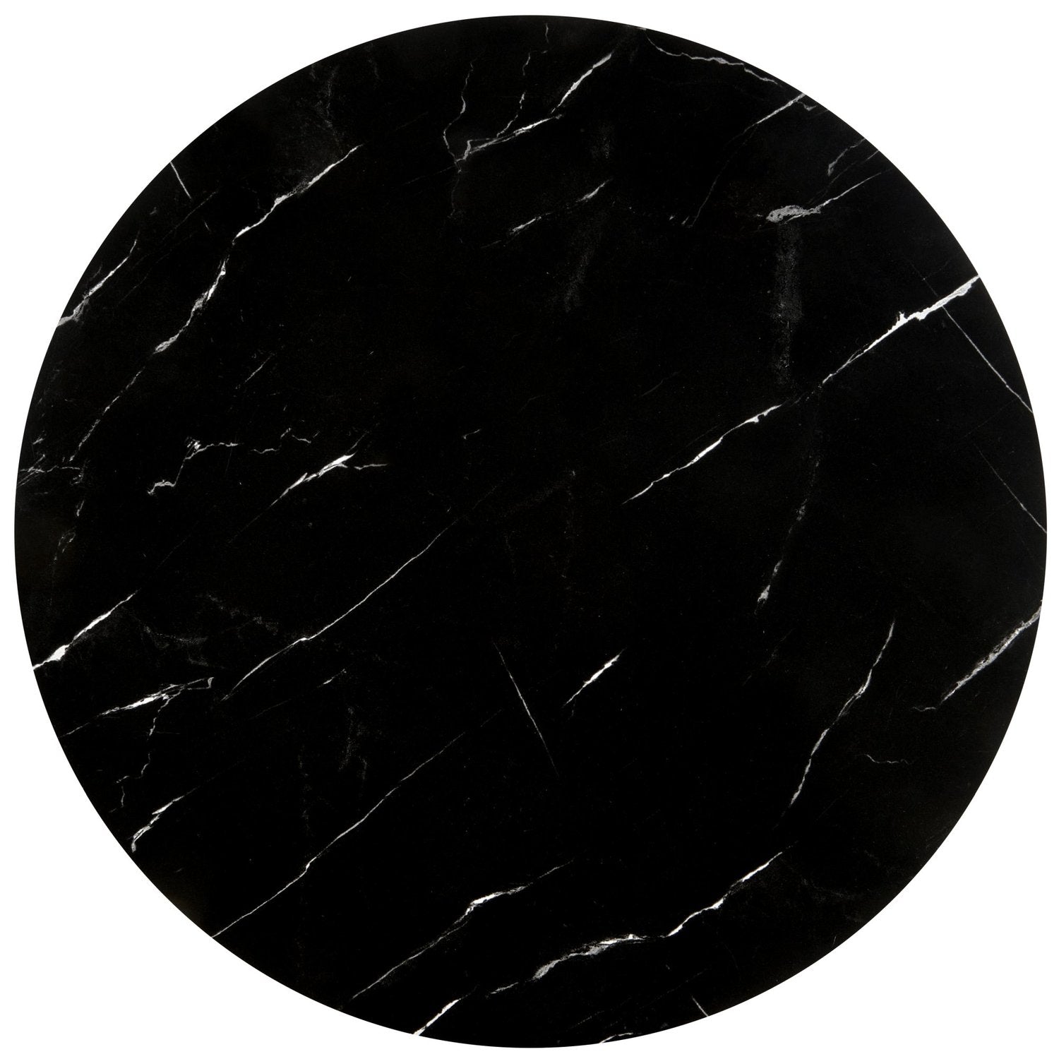 Kafijas galds Pao 60/40 un 38/34 cm melns marmors/zelts - N1 Home