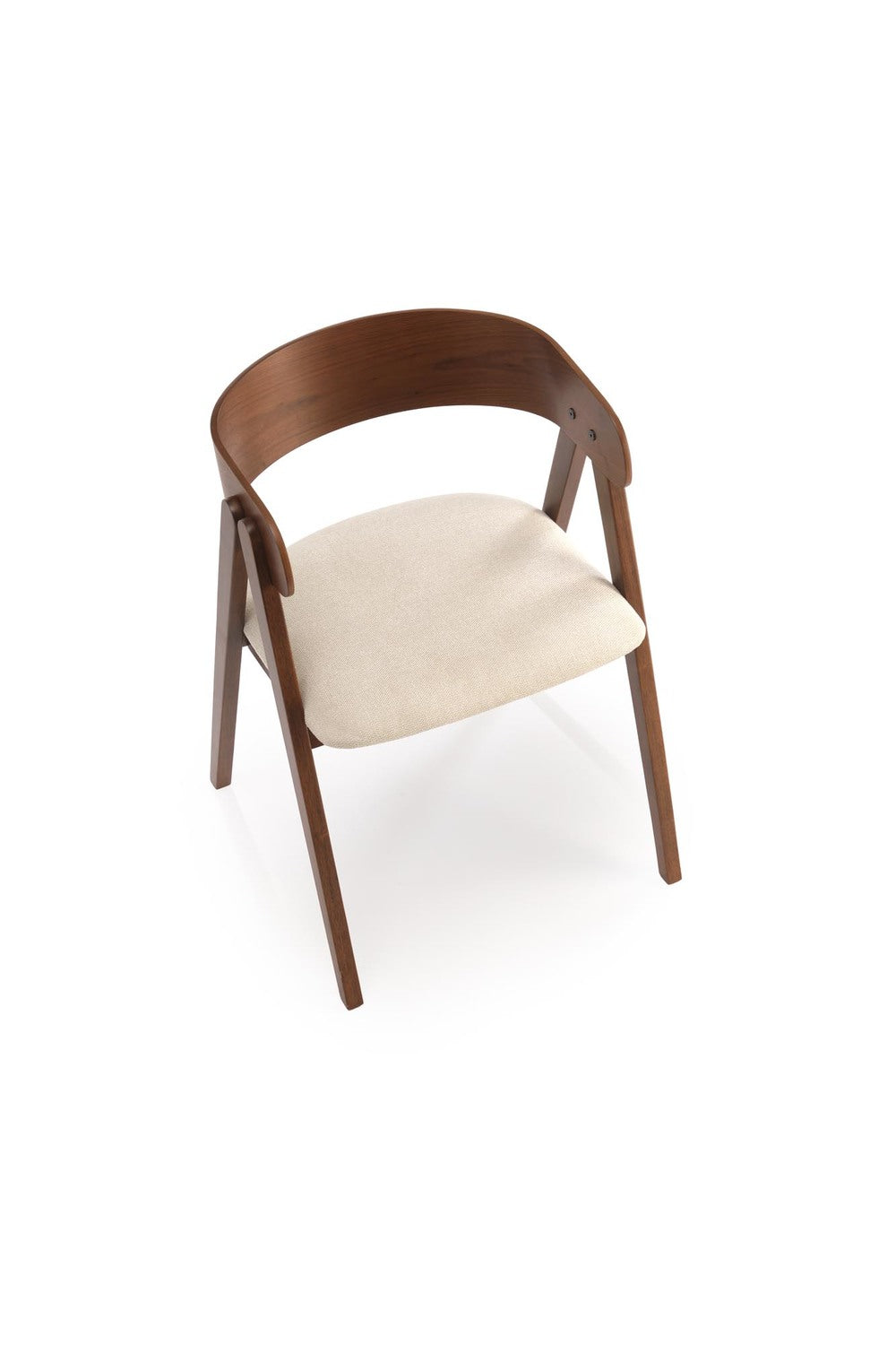 Krēsls Bruno 55/49/75/45 cm valrieksts/gaiši bēšs - N1 Home