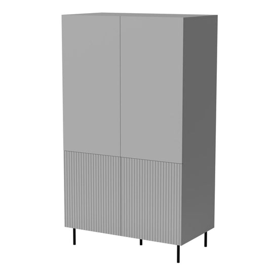 Skapis Madrid 80/54/185 cm pelēks - N1 Home