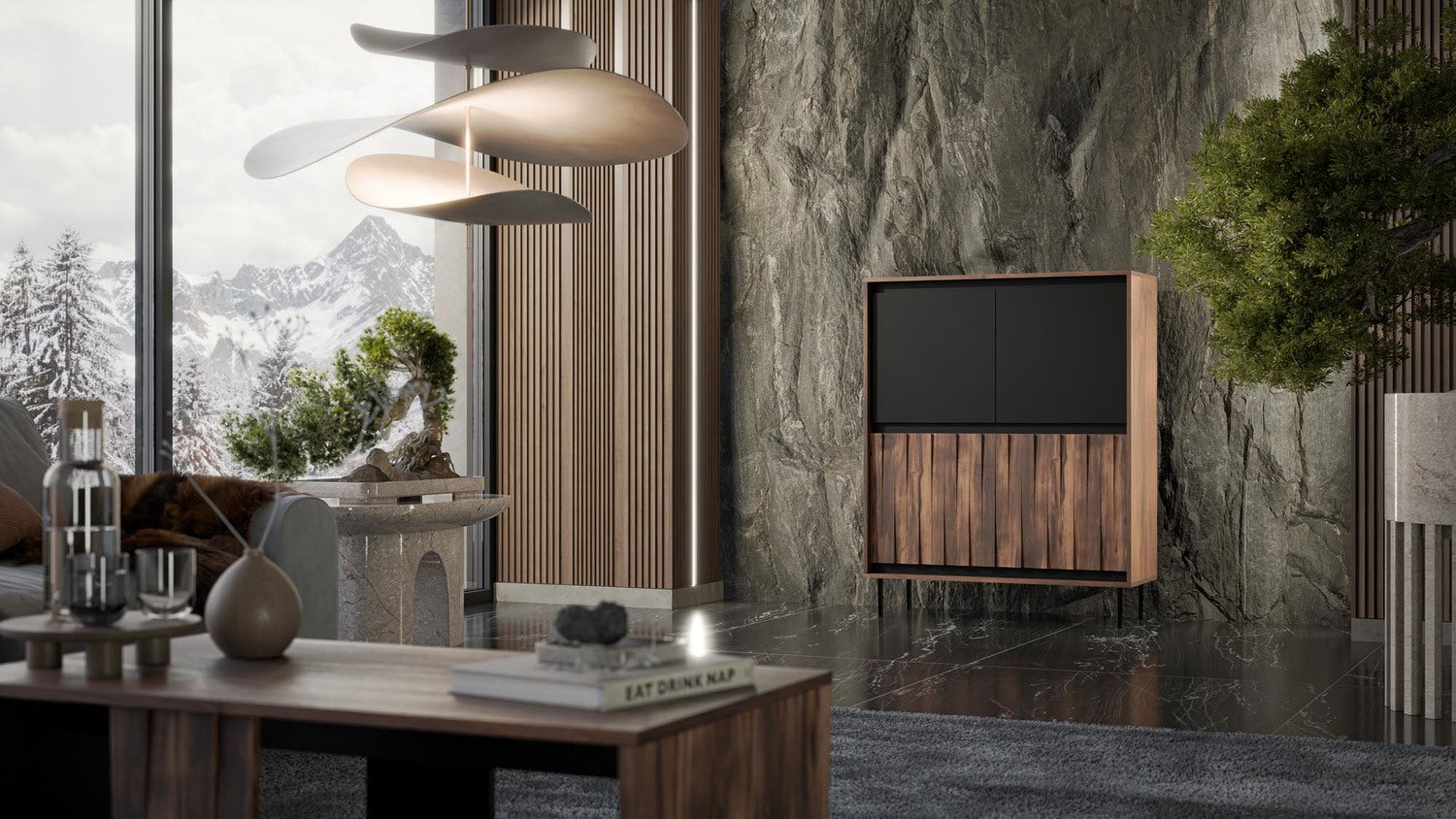 Kumode Turin 102/40/128 cm - N1 Home