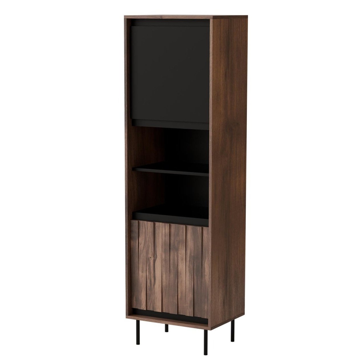 Vitrīnas skapis Turin 53/40/179 cm - N1 Home