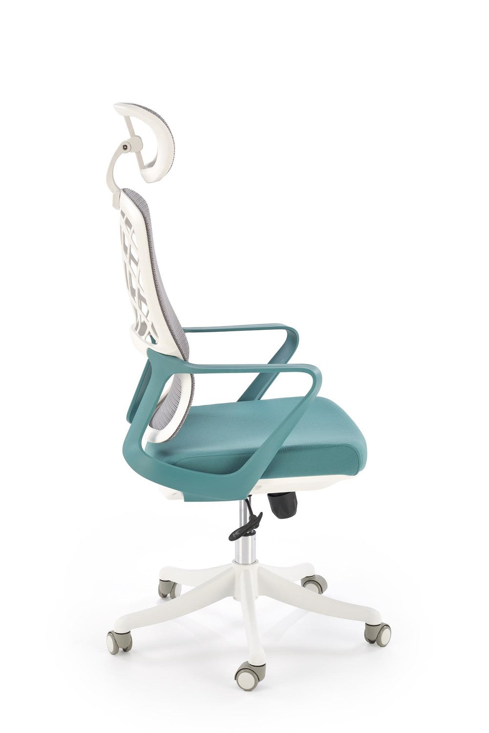 Krēsls Ves 59/59/115-121/45-51 cm tirkīza/balta - N1 Home