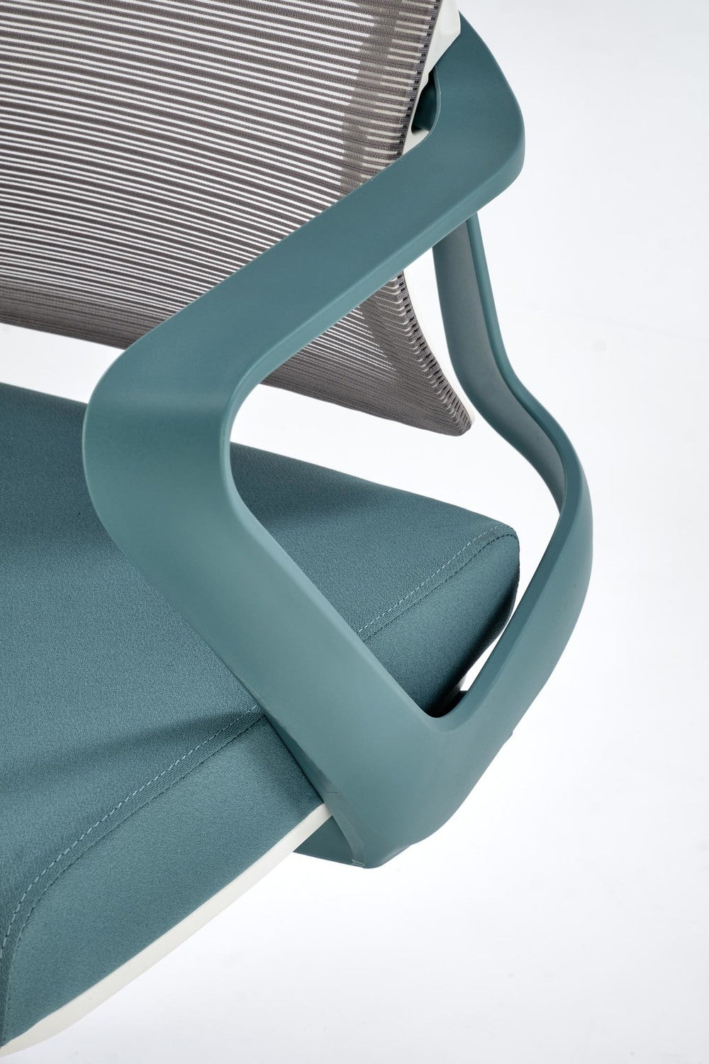 Krēsls Ves 59/59/115-121/45-51 cm tirkīza/balta - N1 Home