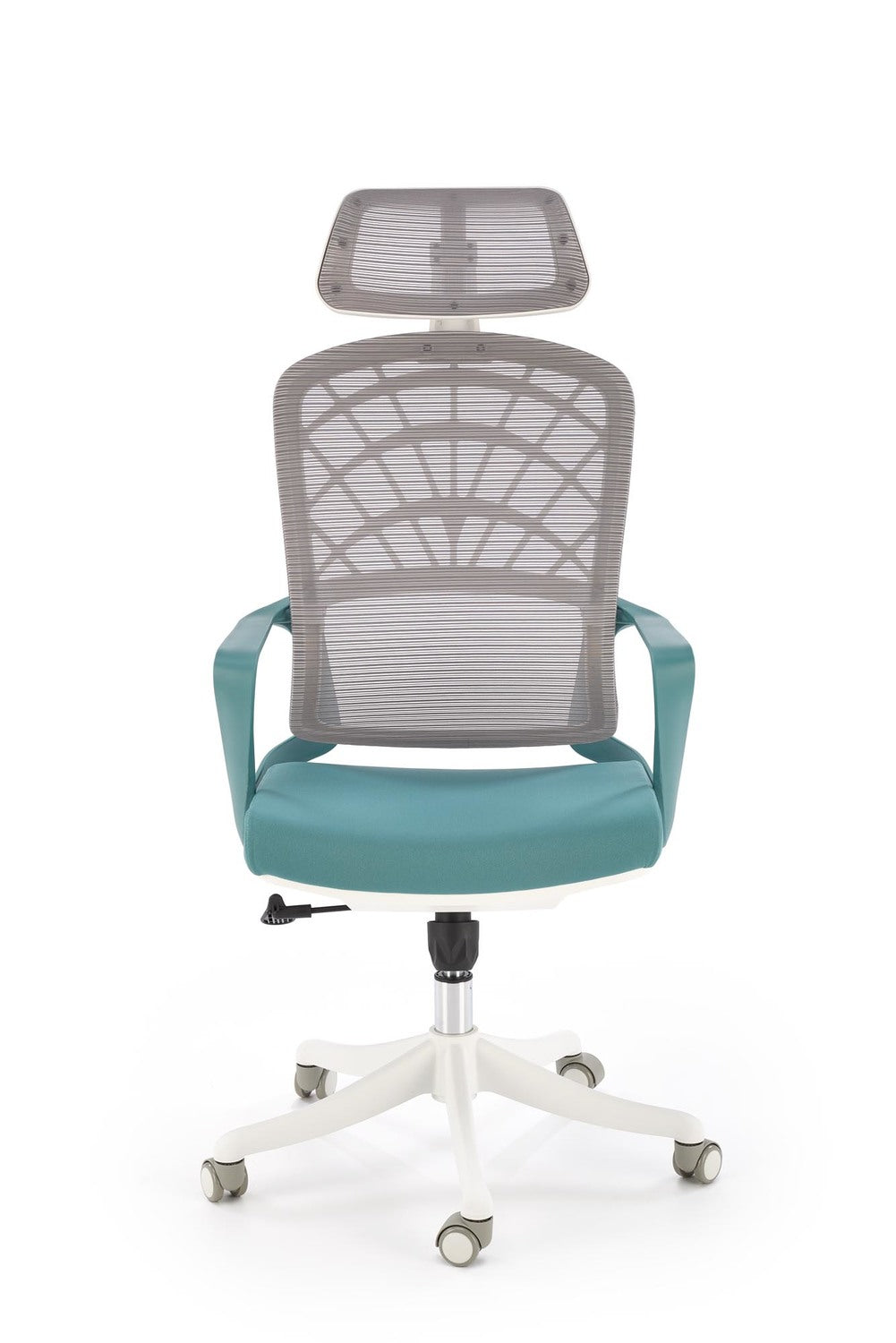 Krēsls Ves 59/59/115-121/45-51 cm tirkīza/balta - N1 Home