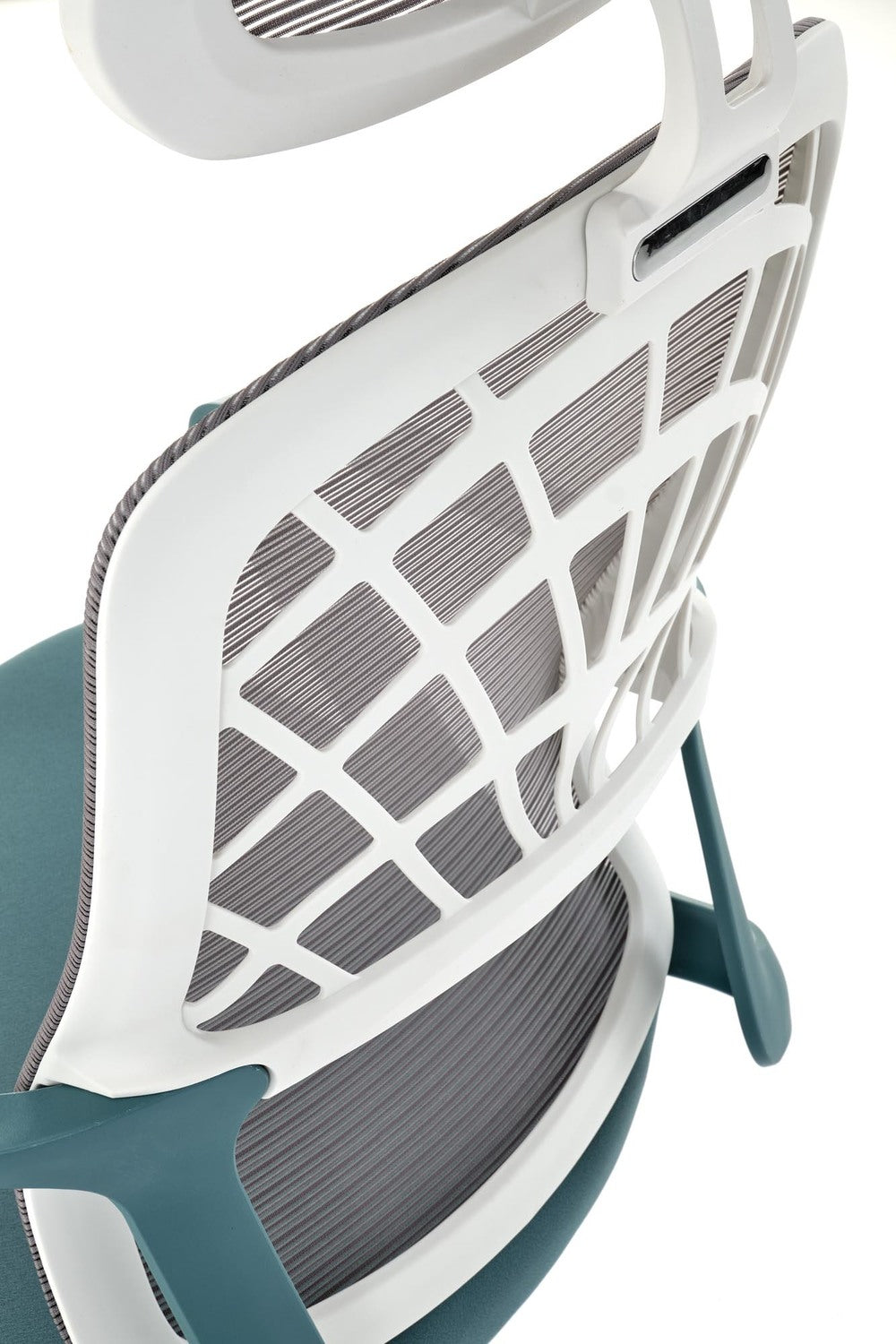 Krēsls Ves 59/59/115-121/45-51 cm tirkīza/balta - N1 Home