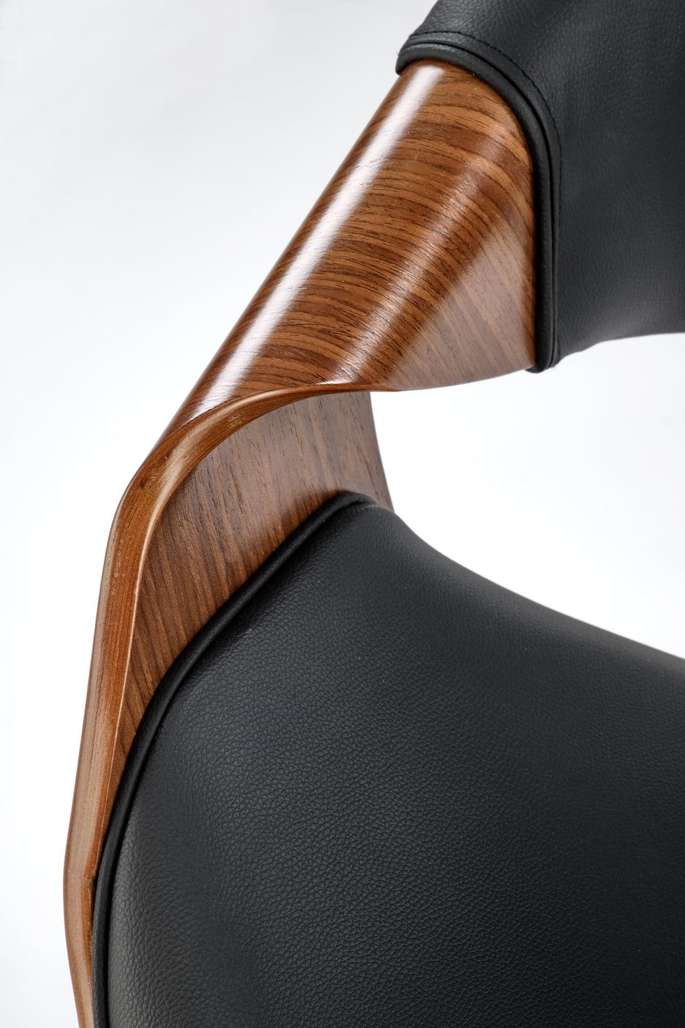 Krēsls Ego 55/55/72-82/43-53 cm riekstkoks /melns - N1 Home