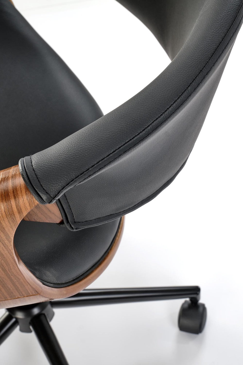 Krēsls Ego 55/55/72-82/43-53 cm riekstkoks /melns - N1 Home