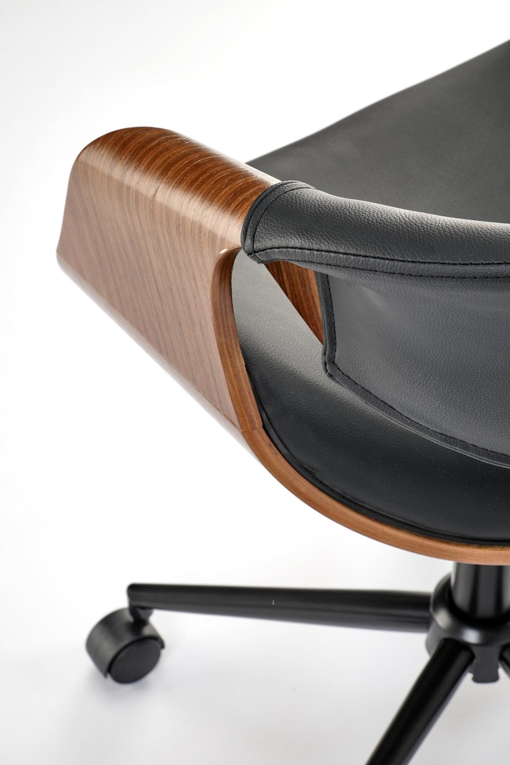 Krēsls Ego 55/55/72-82/43-53 cm riekstkoks /melns - N1 Home