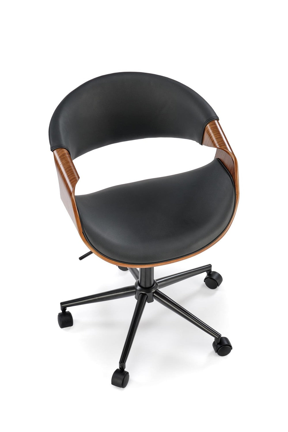 Krēsls Ego 55/55/72-82/43-53 cm riekstkoks /melns - N1 Home