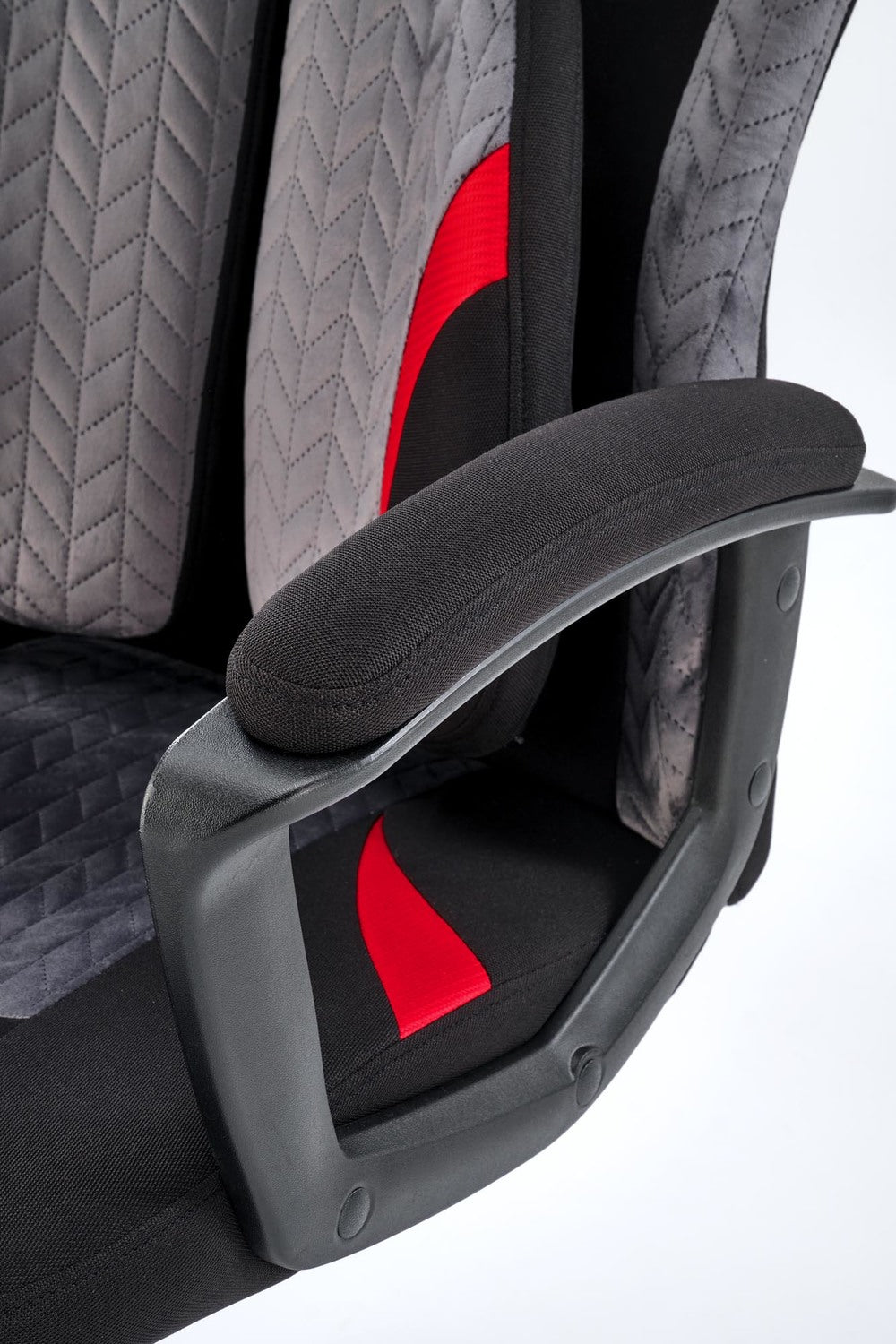 Krēsls Jen 65/70/115-125/43-53 cm melns/pelēks - N1 Home