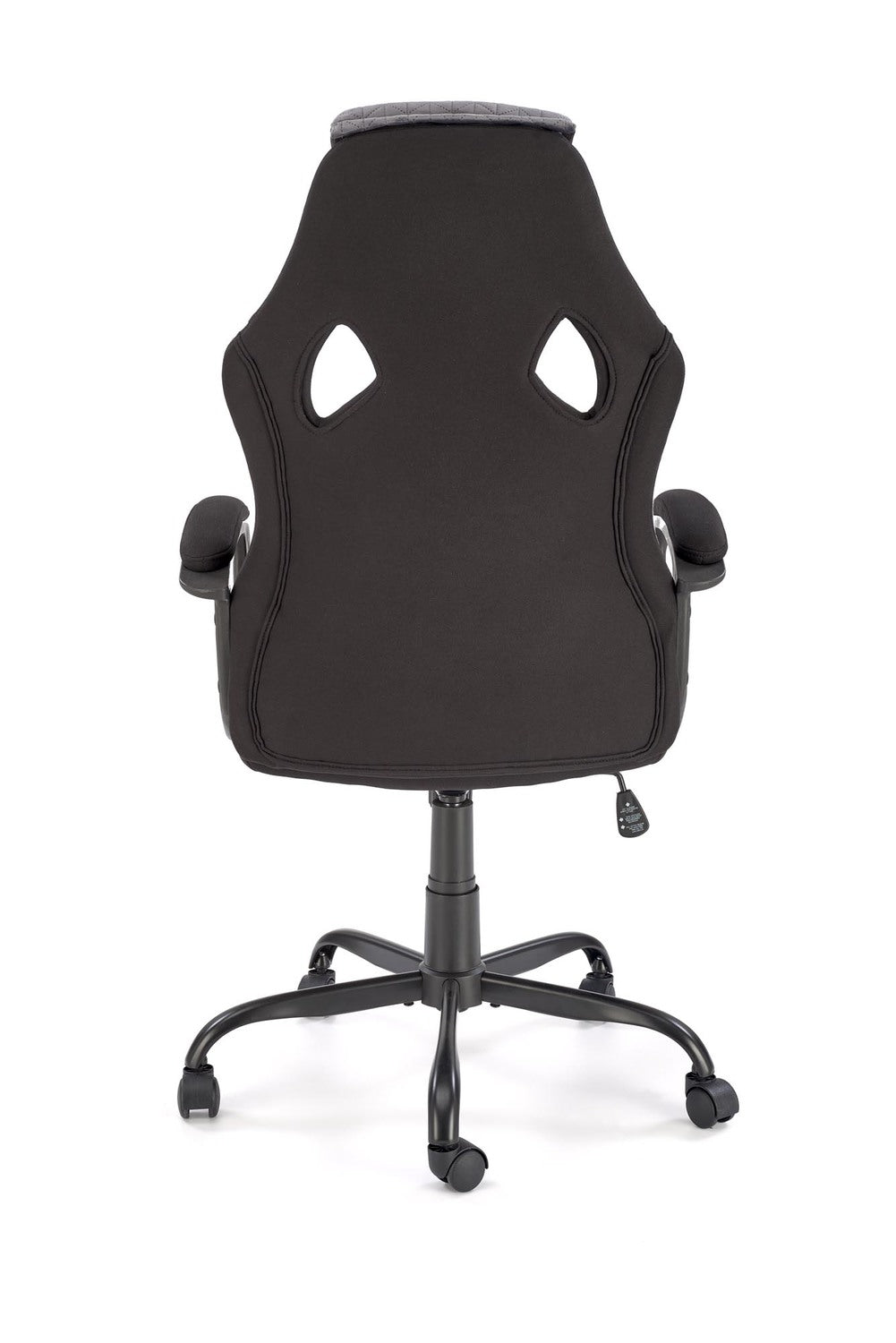 Krēsls Jen 65/70/115-125/43-53 cm melns/pelēks - N1 Home