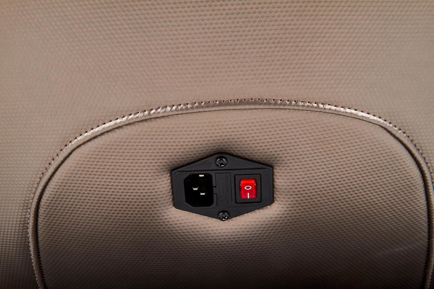 Masāžas krēsls Dopos 69/70/94/41 cm brūns/bēšs - N1 Home